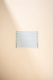 TABLE MATS Stripe Fields  Water Blue Table Mat (Set Of 4)