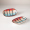 Striper  Ceramic Rectangle Palette (Set Of 2)