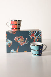 MUGS & CUPS Striper Multi Espresso Mug (Set Of 2)