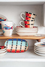 MUGS & CUPS Striper Multi Espresso Mug (Set Of 2)