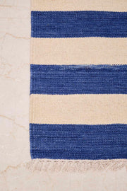 WOVEN & TEXTURED RUGS Stripes Woven Rug (Indigo)