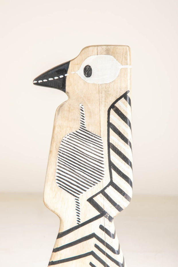 FIGURINES Stripey Toucan Wood Animal Figurine