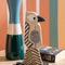 Stripey Toucan Wood Animal Figurine