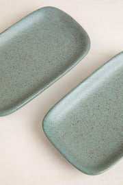 DINING ACCESSORIES Studio Naturals  Berry Blue Rectangle Palette (Set Of 2)