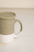MUGS & CUPS Studio Naturals  Herb Green Lidded Coffee Mug