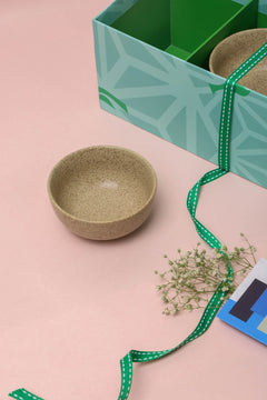 BOWLS Studio Naturals  Herb Green Katori (Set Of 2)