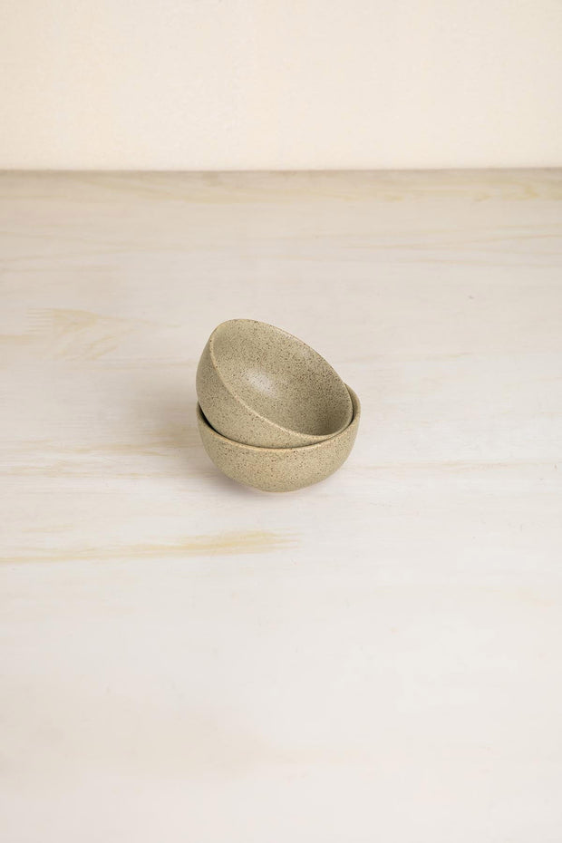 BOWLS Studio Naturals  Herb Green Katori (Set Of 2)