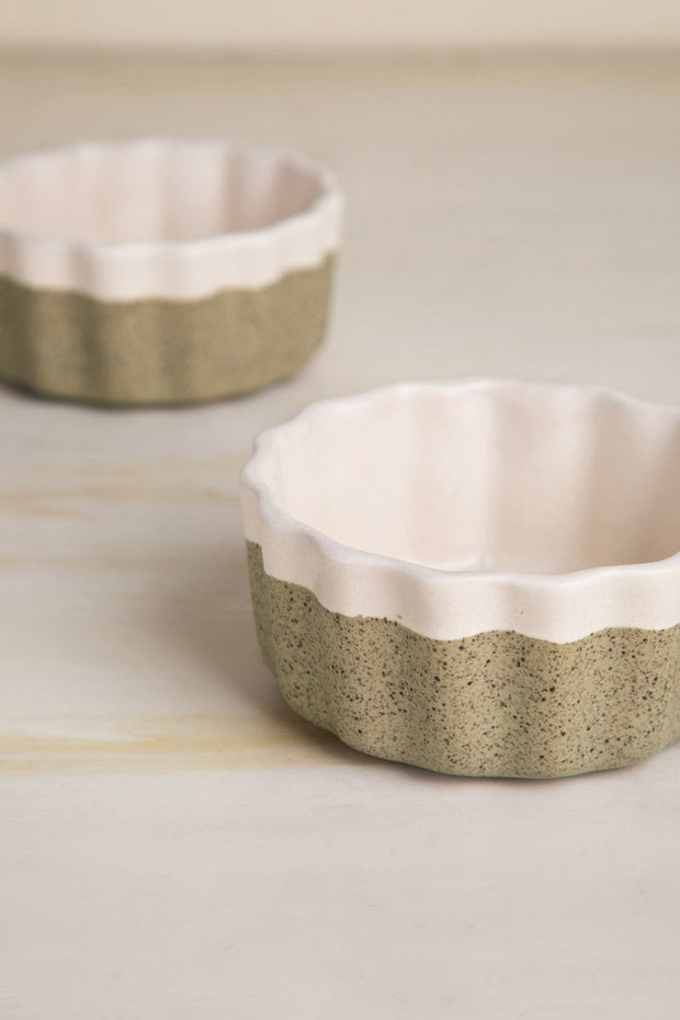 RAMEKINS Studio Naturals Herb Green Ramekin (Set Of 2)
