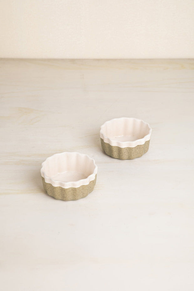 RAMEKINS Studio Naturals Herb Green Ramekin (Set Of 2)