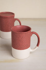 MUGS & CUPS Studio Naturals  Red Pepper Lidded Coffee Mug