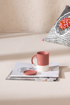 MUGS & CUPS Studio Naturals  Red Pepper Lidded Coffee Mug