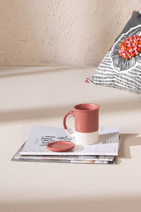 MUGS & CUPS Studio Naturals  Red Pepper Lidded Coffee Mug