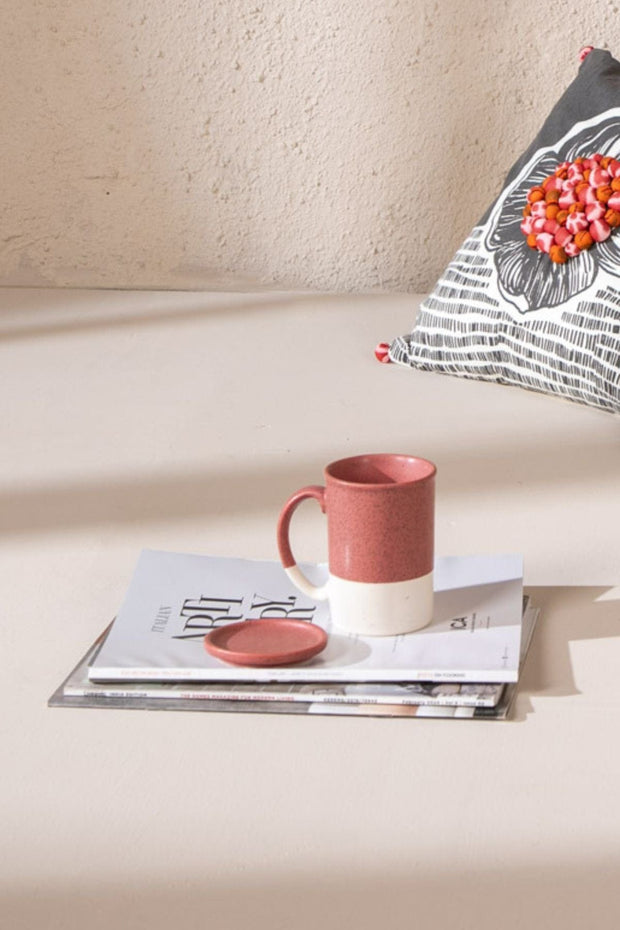 MUGS & CUPS Studio Naturals  Red Pepper Lidded Coffee Mug