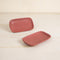 Studio Naturals Red Pepper Rectangle Palette (Set Of 2)
