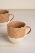 MUGS & CUPS Studio Naturals  Butter Yellow Baga Tea Cup (Set Of 2)