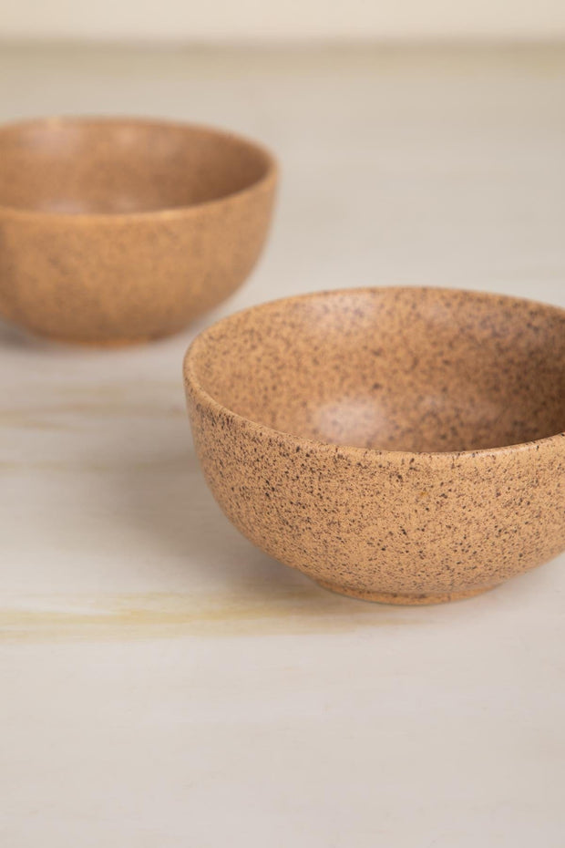 BOWLS Studio Naturals  Butter Yellow Katori (Set Of 2)