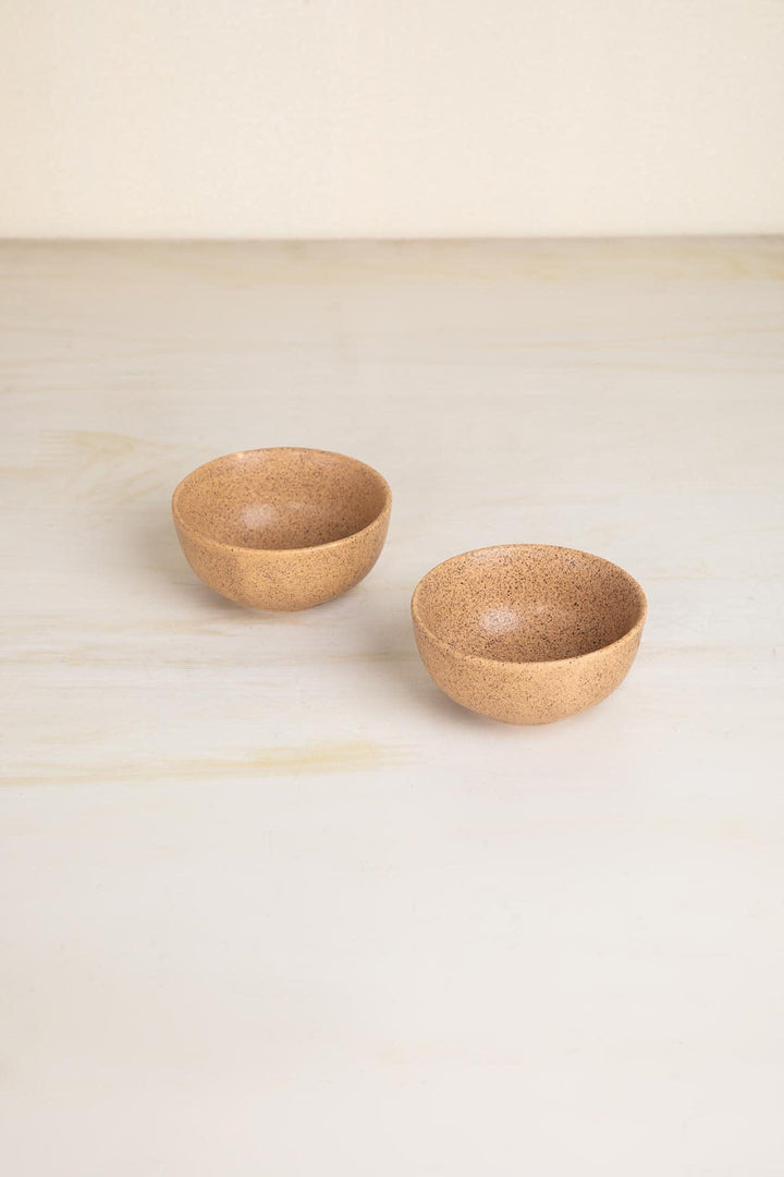 BOWLS Studio Naturals  Butter Yellow Katori (Set Of 2)