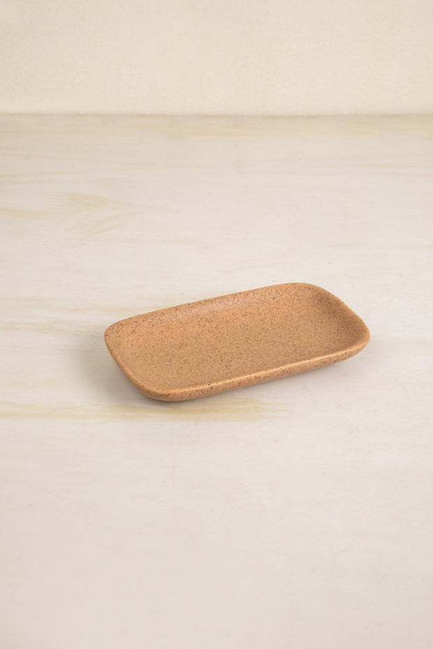 DINING ACCESSORIES Studio Naturals  Butter Yellow Rectangle Palette (Set Of 2)