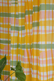 PRINT & PATTERN UPHOLSTERY FABRICS Summer Squares Printed Upholstery Fabric