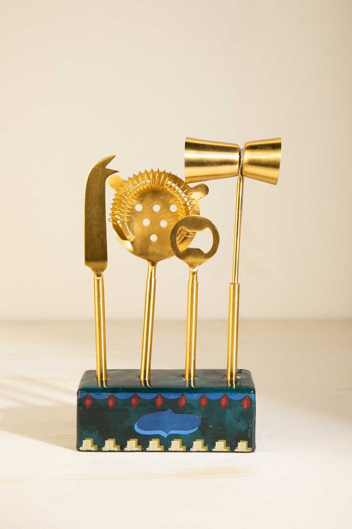 BAR TOOLS Sun Seeker Bar Tools Set (Midnight Blue)