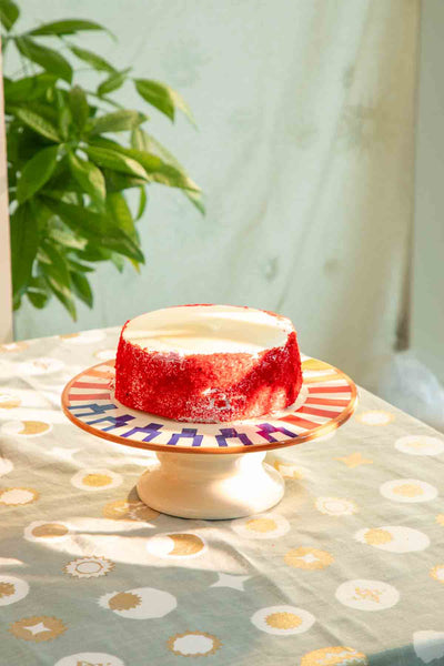 CAKE STANDS Sun Watcher Ceramic Cake Stand