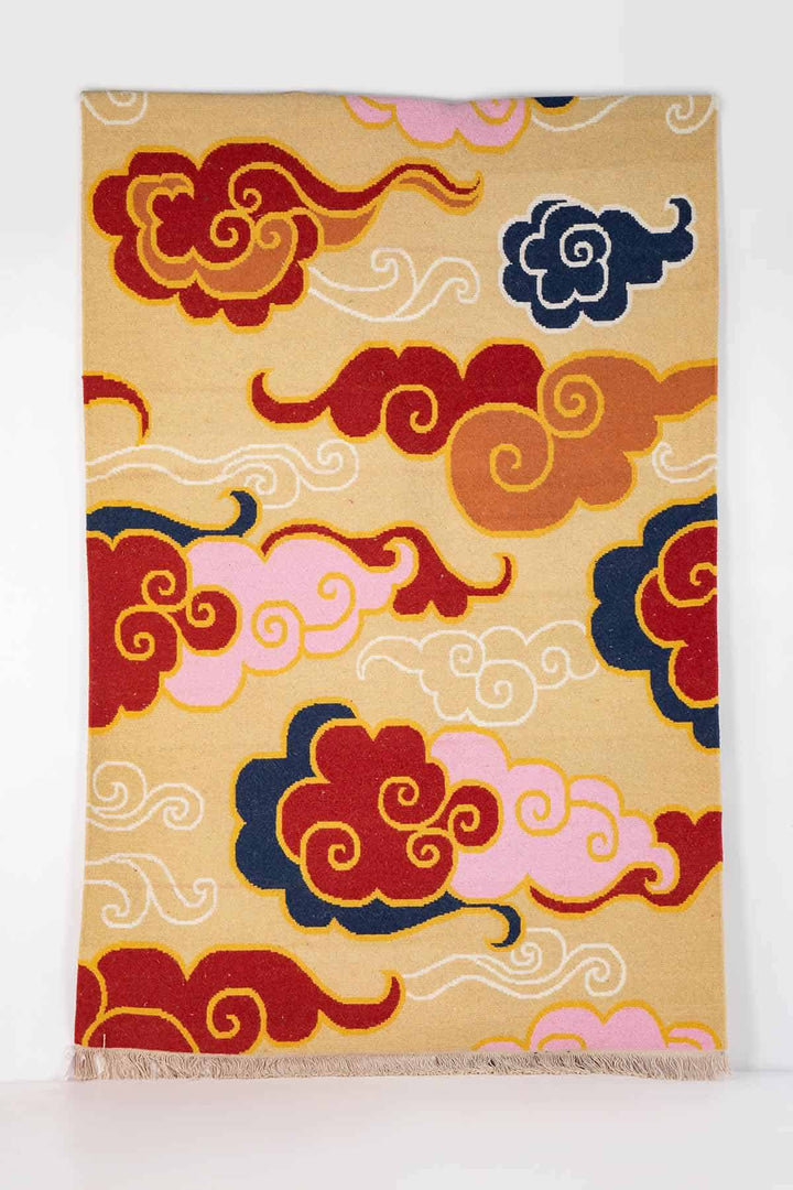 WOVEN & TEXTURED RUGS Sunseeker Cloud Woven Rug (Flame Red)