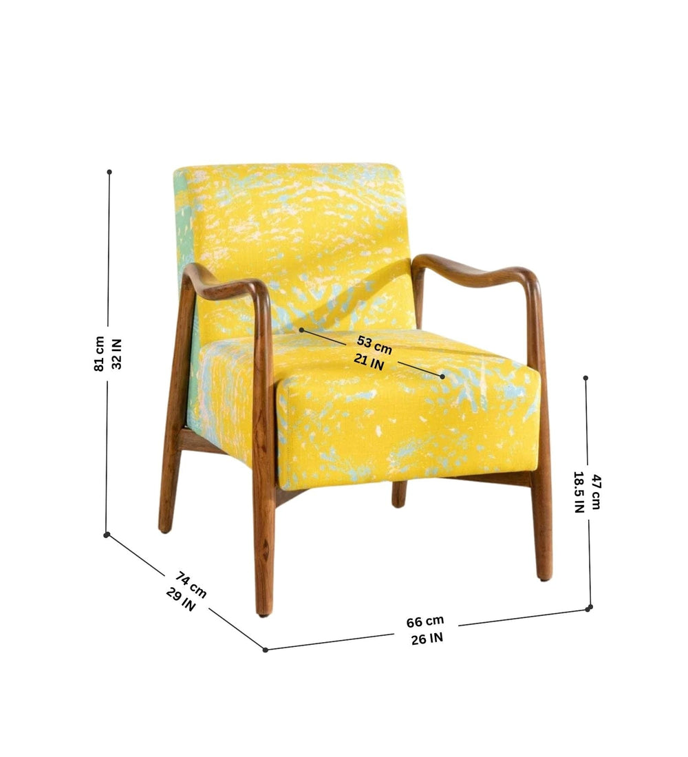 Kagal Yellow Fabric
