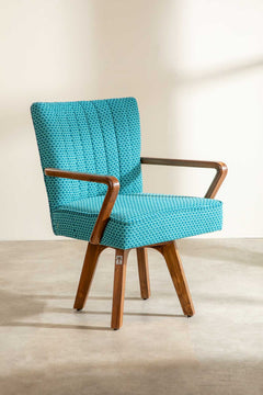 Swivel Teak Wood Study Chair