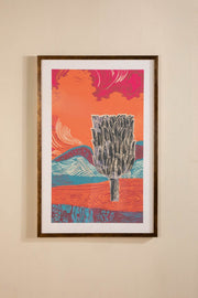 WALL ACCENTS Talar Wall Art (Orange)