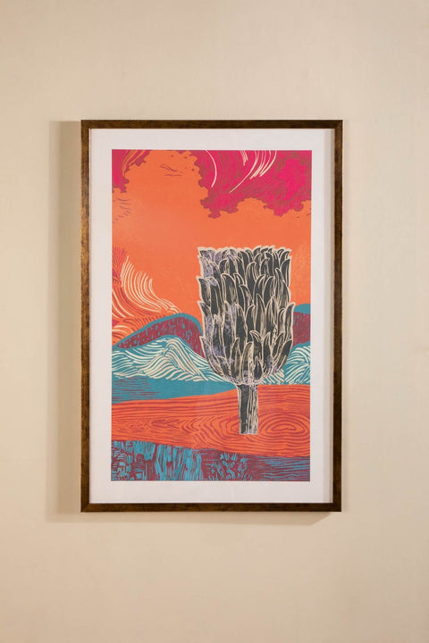 WALL ACCENTS Talar Wall Art (Orange)