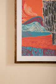 WALL ACCENTS Talar Wall Art (Orange)