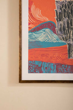 WALL ACCENTS Talar Wall Art (Orange)
