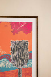 WALL ACCENTS Talar Wall Art (Orange)