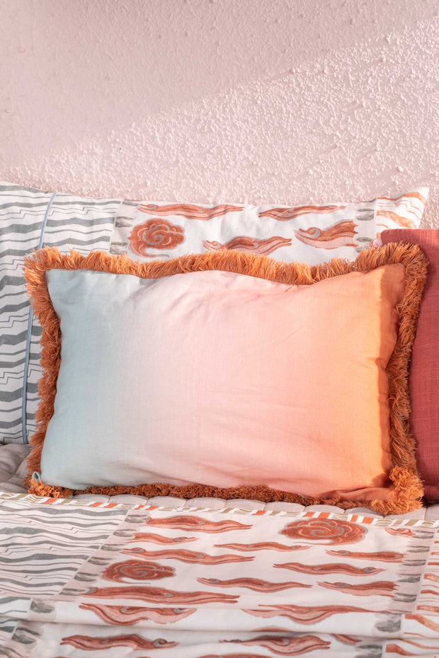 SOLID & TEXTURED CUSHIONS Tama   Soft Pink Cushion Cover (36 Cm X 50 Cm)