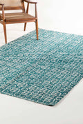 PRINT & PATTERN RUGS Tamara Printed Rug (Teal Balance )