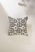 PRINT & PATTERN CUSHIONS Tamara Black And White Cushion Cover (46 Cm X 46 Cm)