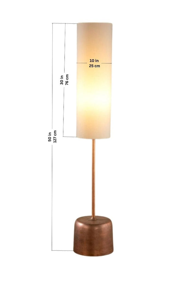 FLOOR LAMPS Tamara Metal Floor Lamp (Gold)