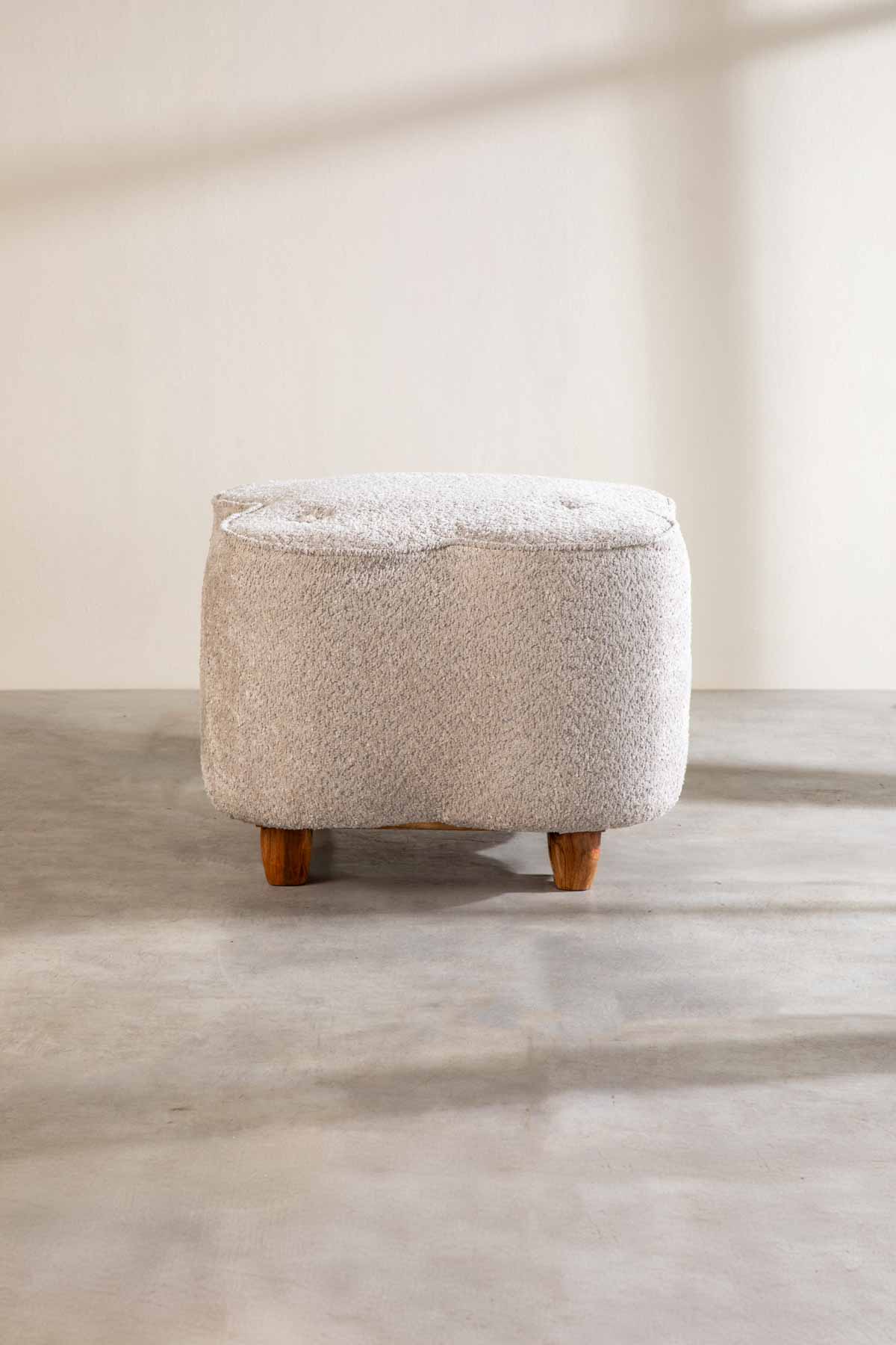 Boucle Off White Fabric