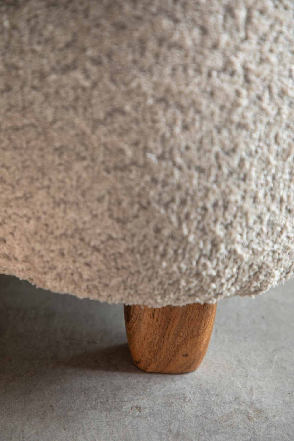Boucle Off White Fabric