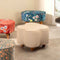 Tamara Pouffe in Nilgiri Fabric