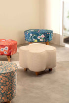 Tamara Pouffe in Nilgiri Fabric
