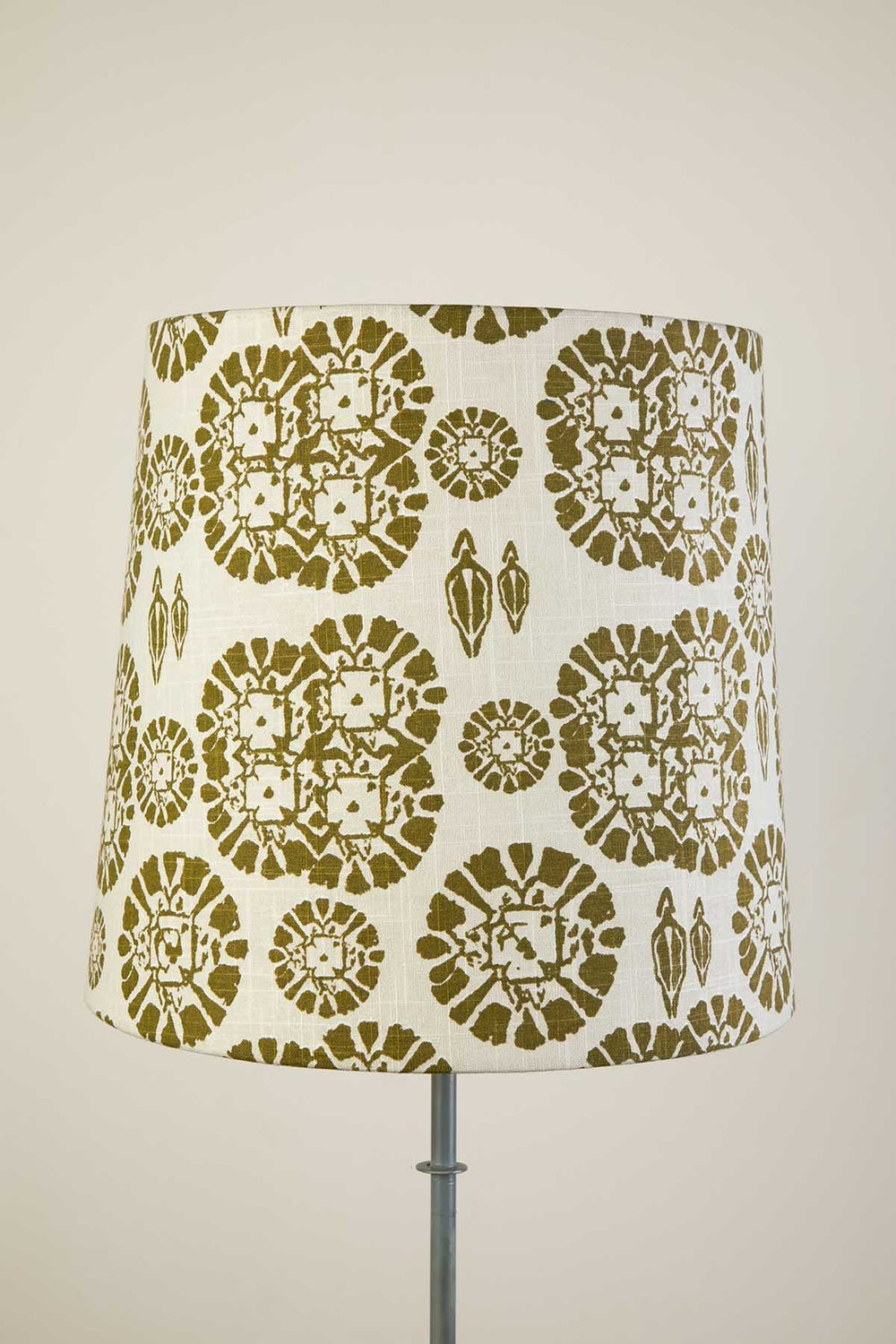 Tamara Medium Taper Lampshade (Neutral And Olive)
