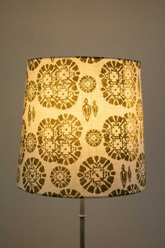 Tamara Medium Taper Lampshade (Neutral And Olive)