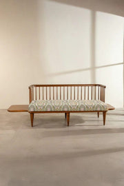 PRINT & PATTERN UPHOLSTERY FABRICS Taram Earthy Green Printed Upholstery Fabric