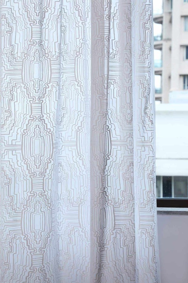 CURTAINS Taram Khadi Sheer Curtain (Cotton Voile)