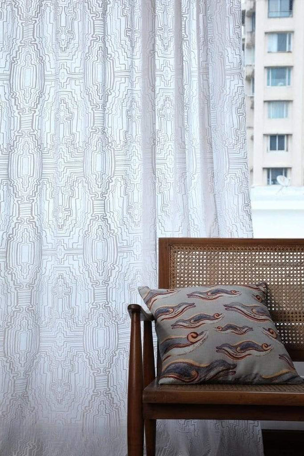 CURTAINS Taram Khadi Sheer Curtain (Cotton Voile)