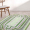 Taram Tufted Woven Rug (Earthy Green)