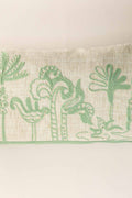 PRINT & PATTERN CUSHIONS Temple Palms  Sage Green Cushion Cover (36 Cm X 90 Cm)