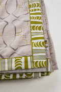 PRINT & PATTERN BEDCOVERS Temple Palms Pure Cotton Bedcover (Stone)