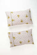 PILLOWS & SHAMS Temple Palms Stone Pillow Cover Set (Set of 2)